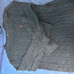 폴로 랄프로렌 케이블 니트 스웨터