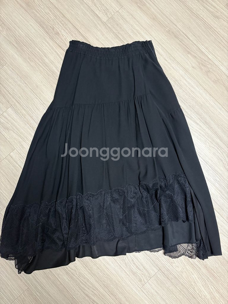 sjsj 레이스블록 스커트 61--1