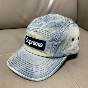 슈프림 워싱 데님 캠프캡