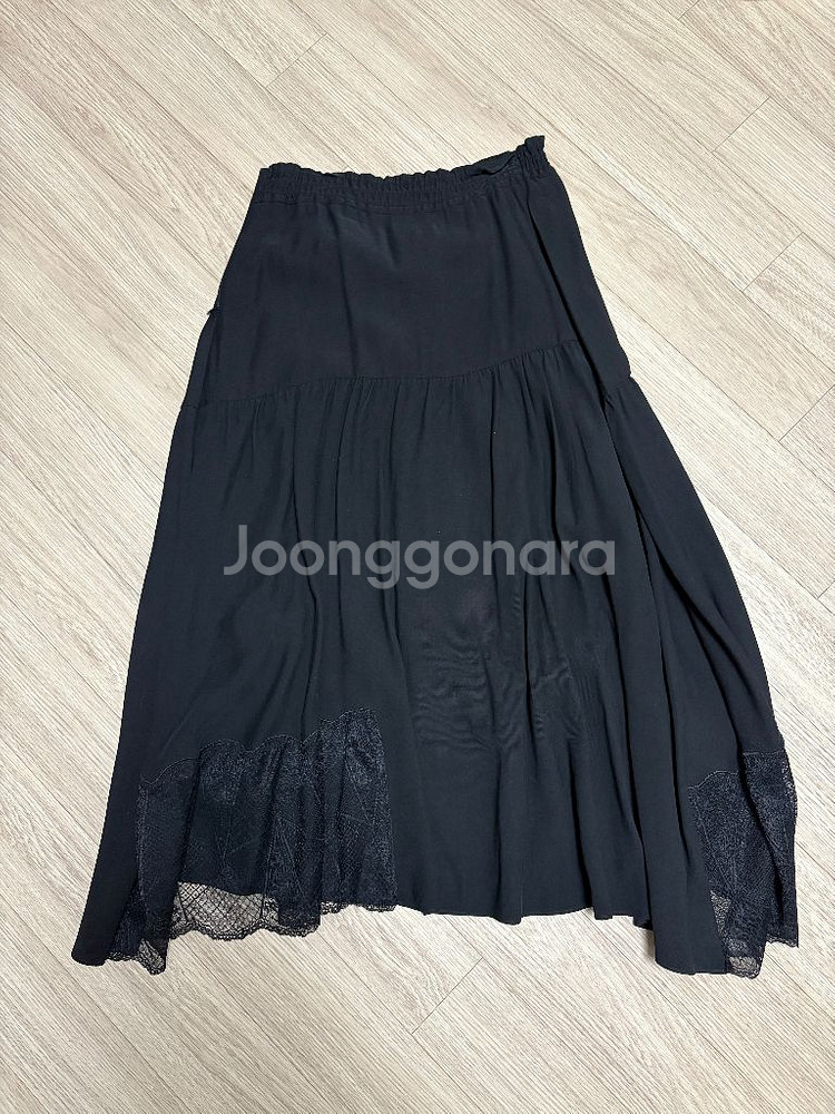 sjsj 레이스블록 스커트 61--6