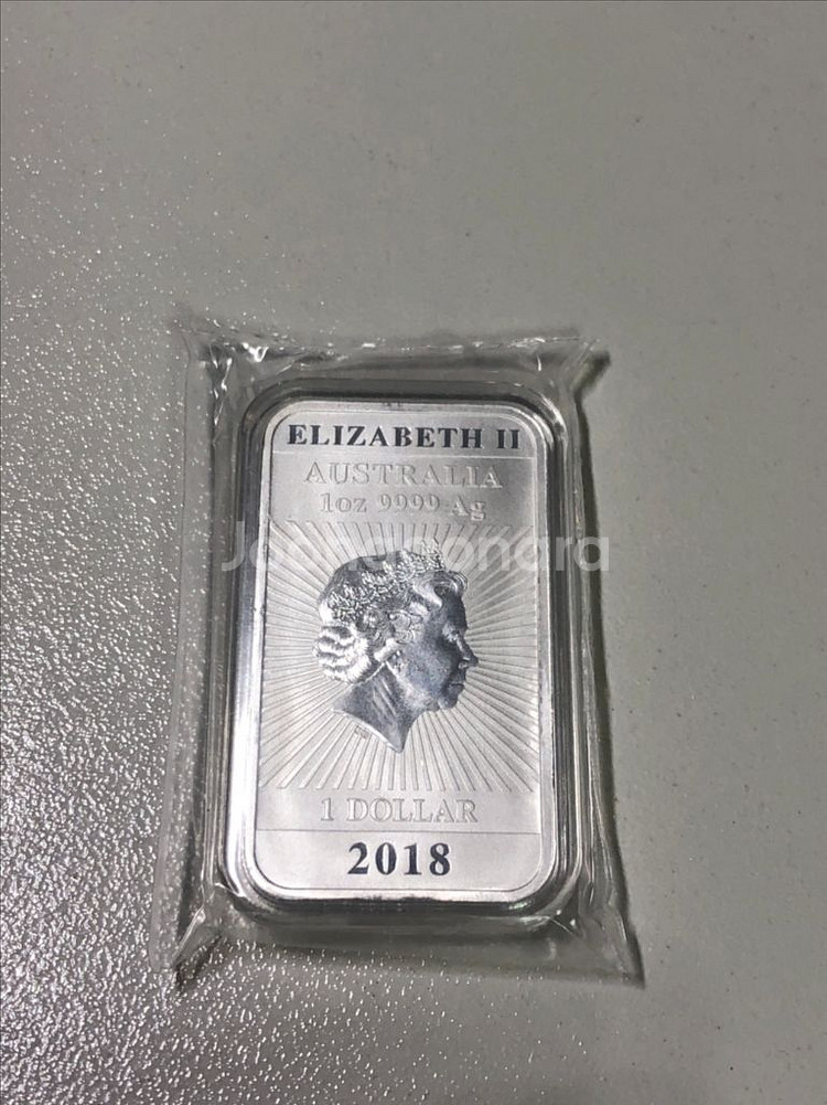 실버바 2018 호주퍼스민트 드래곤 사각 1온스 (31.1g)불리온(미니실버바)--1