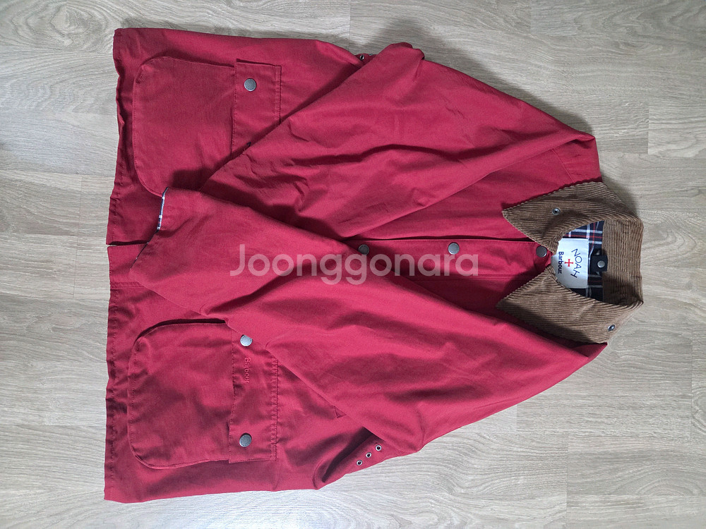 노아 바버 비데일 자켓 레드 XXL--1