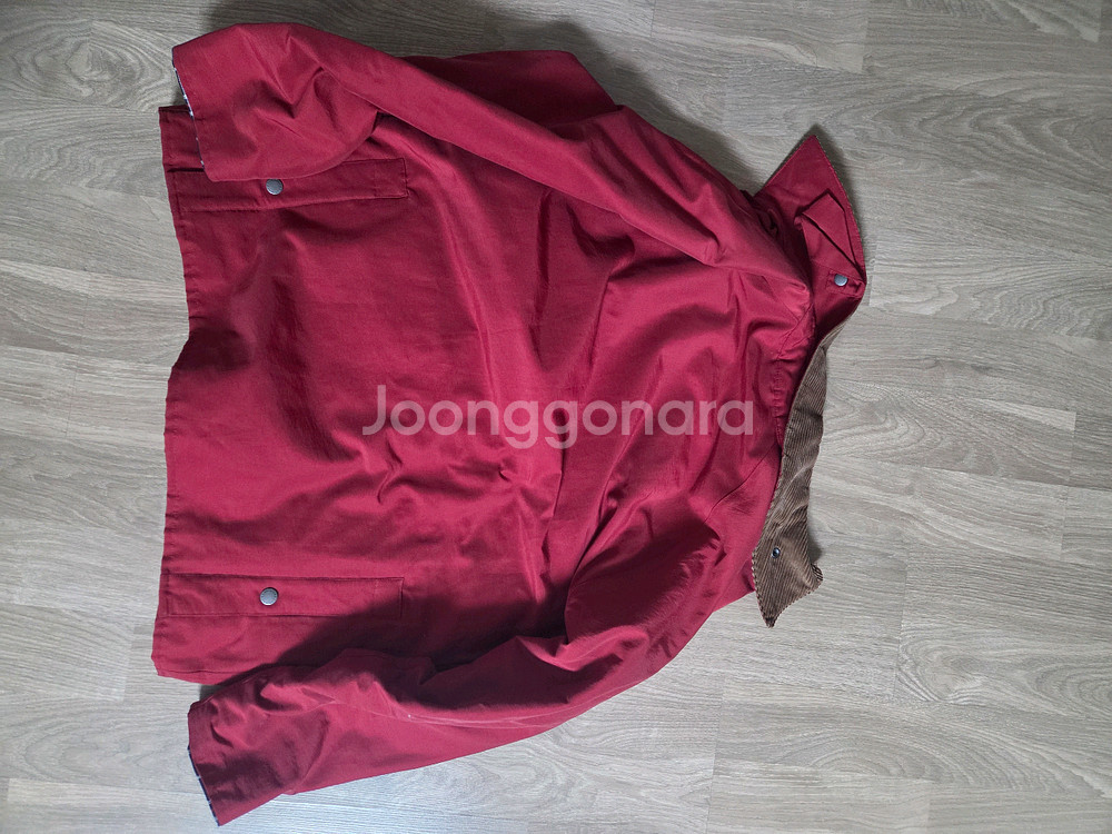 노아 바버 비데일 자켓 레드 XXL--6