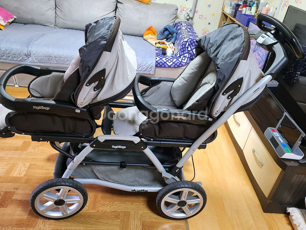 듀얼 트윈 유모차--0