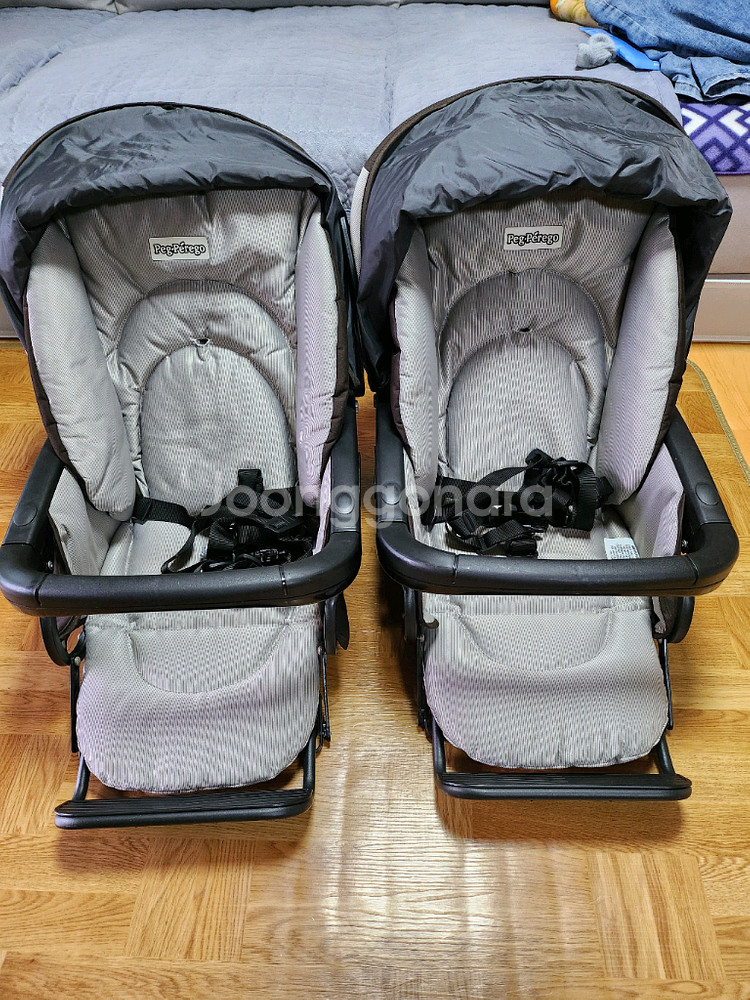 듀얼 트윈 유모차--2