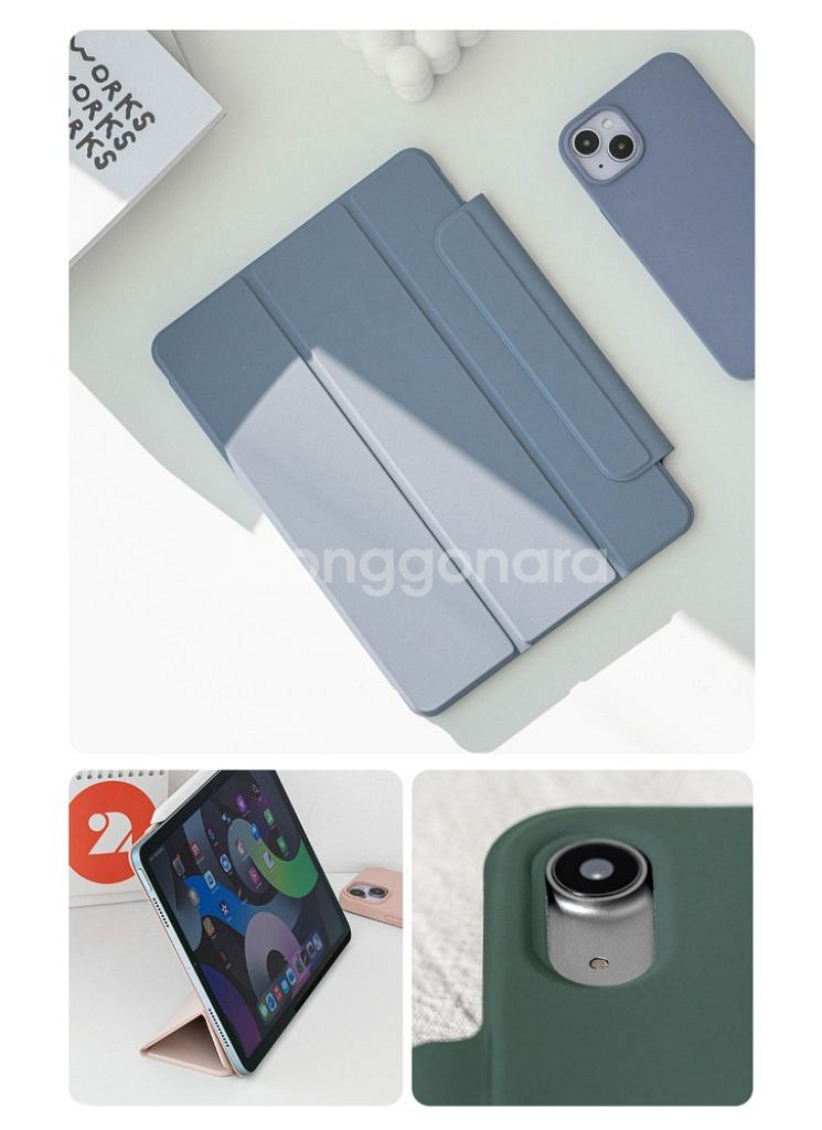 미사용 마그네틱 아이패드프로 11 2/3세대 케이스--7