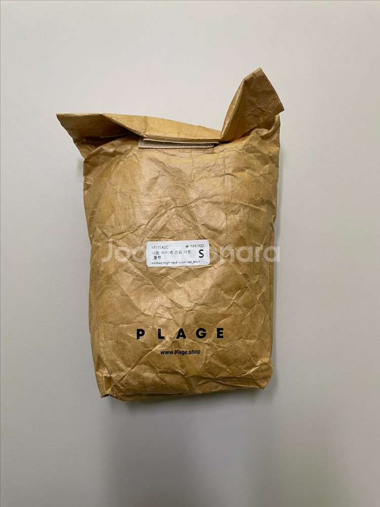 플라주 니트 하이넥 스윔 세트 수영복 새제품(S)--5