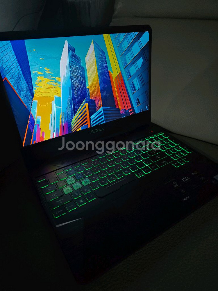 15인치 i7 고성능 게이밍 노트북(램16GB,1.25TB,새배터리)--4