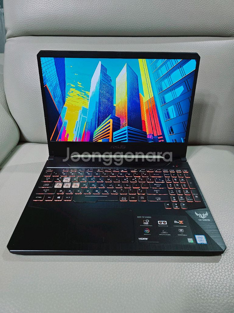 15인치 i7 고성능 게이밍 노트북(램16GB,1.25TB,새배터리)--7