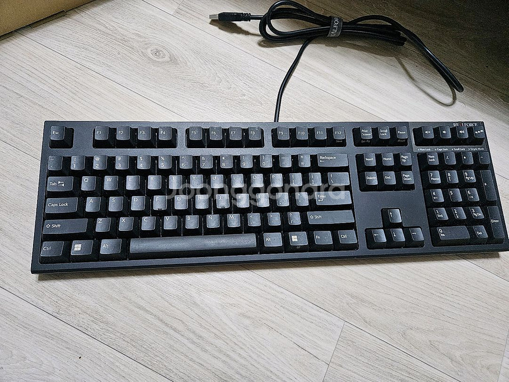 리얼포스 R3S 표준 45g 균등 토프레 무접점키보드--2