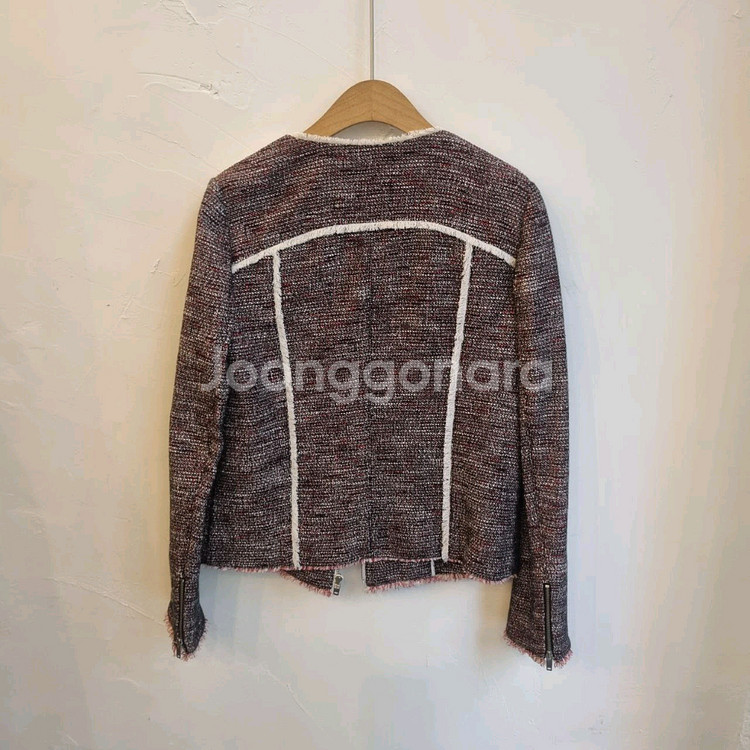 세련된 SJ SJ 트위드 자켓 82-94-160--2