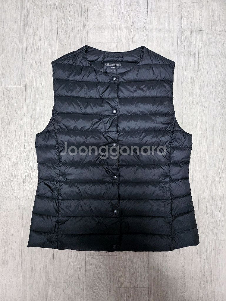 여성 패딩 조끼 #55사이즈 #블랙 조끼--0