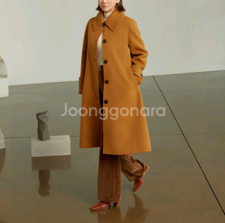 쏘울 핸드메이드 울100 코트(55~66) ㅡ새상품--7