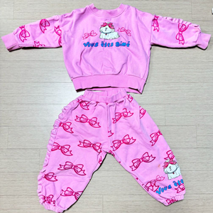 베베베베 여아 기모 상하복 S