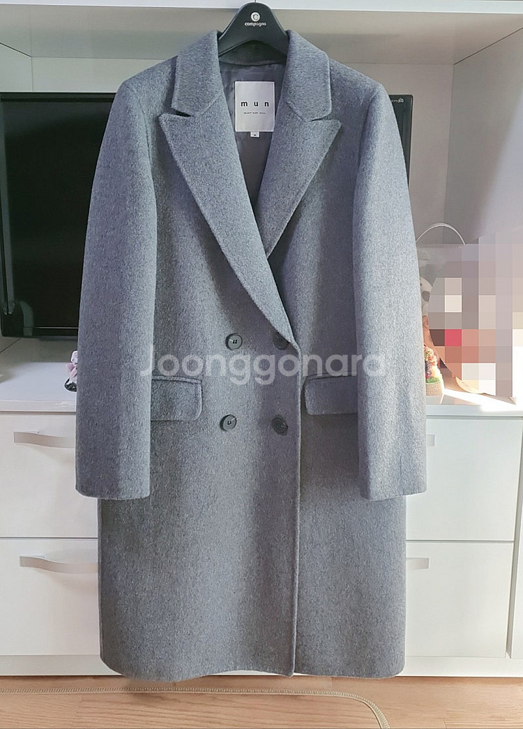 울코트 #핸드메이드 #그레이코트 #66사이즈--0