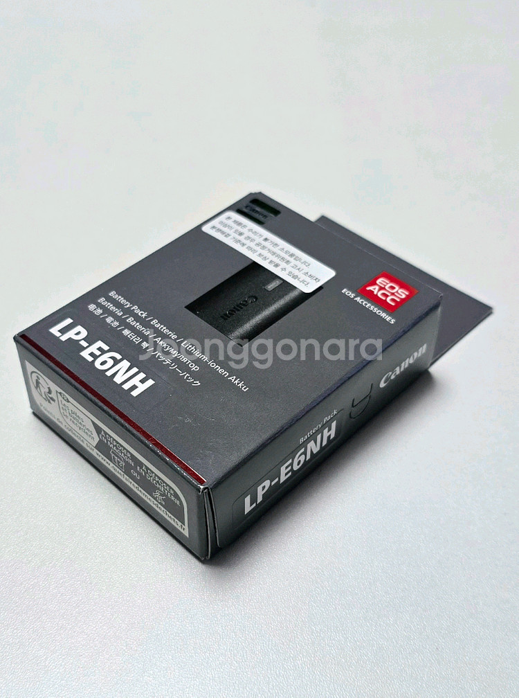 캐논코리아 정품 LP-E6NH 배터리 (미개봉 새제품)--2