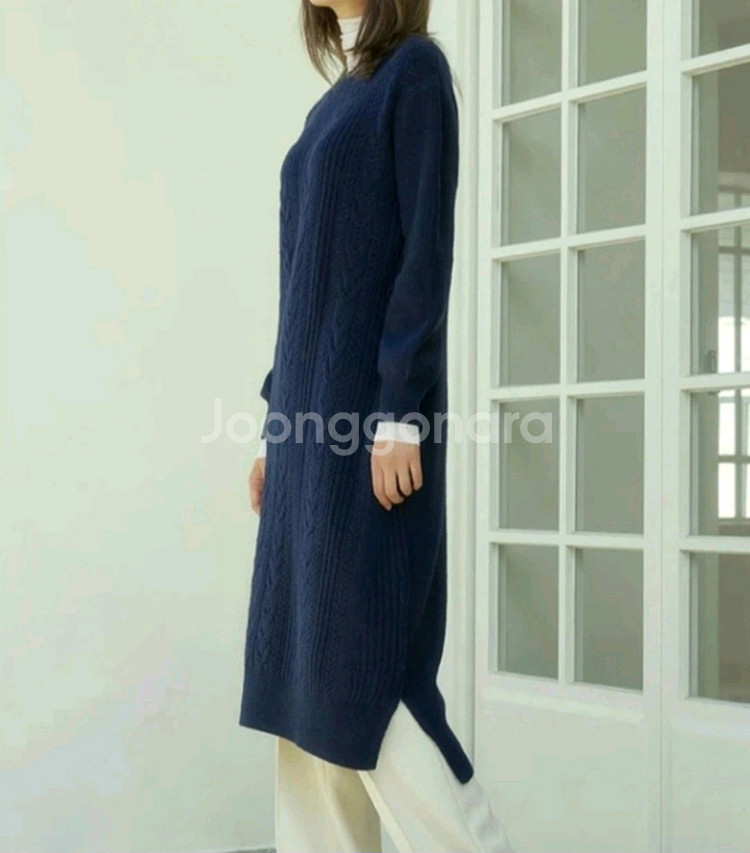 스테파넬 홀가먼트 니트 원피스(66~77) ㅡ새상품--6