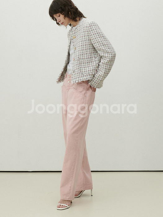 새상품:)모먼 트위드 자켓(채정안,이현이착용)--3