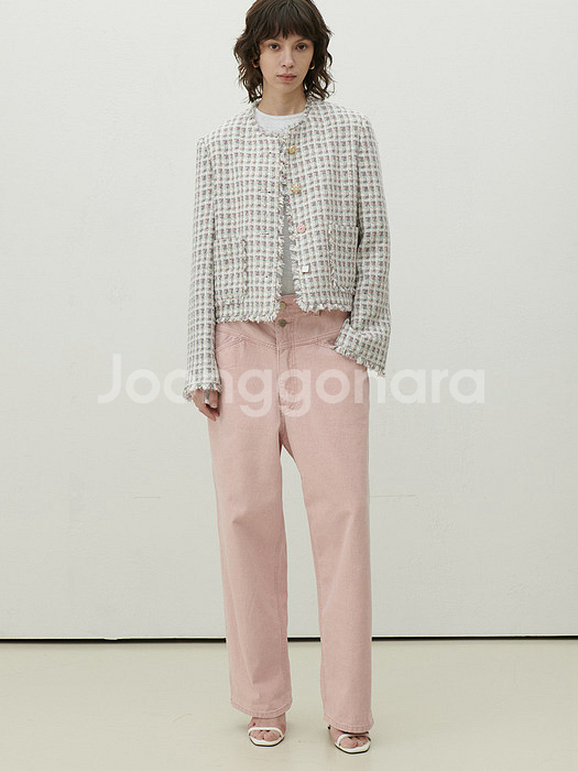 새상품:)모먼 트위드 자켓(채정안,이현이착용)--5