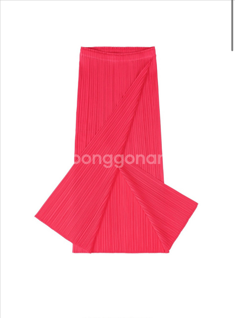 플리츠플리즈 3월 랩스커트 브라운 사이즈3--2