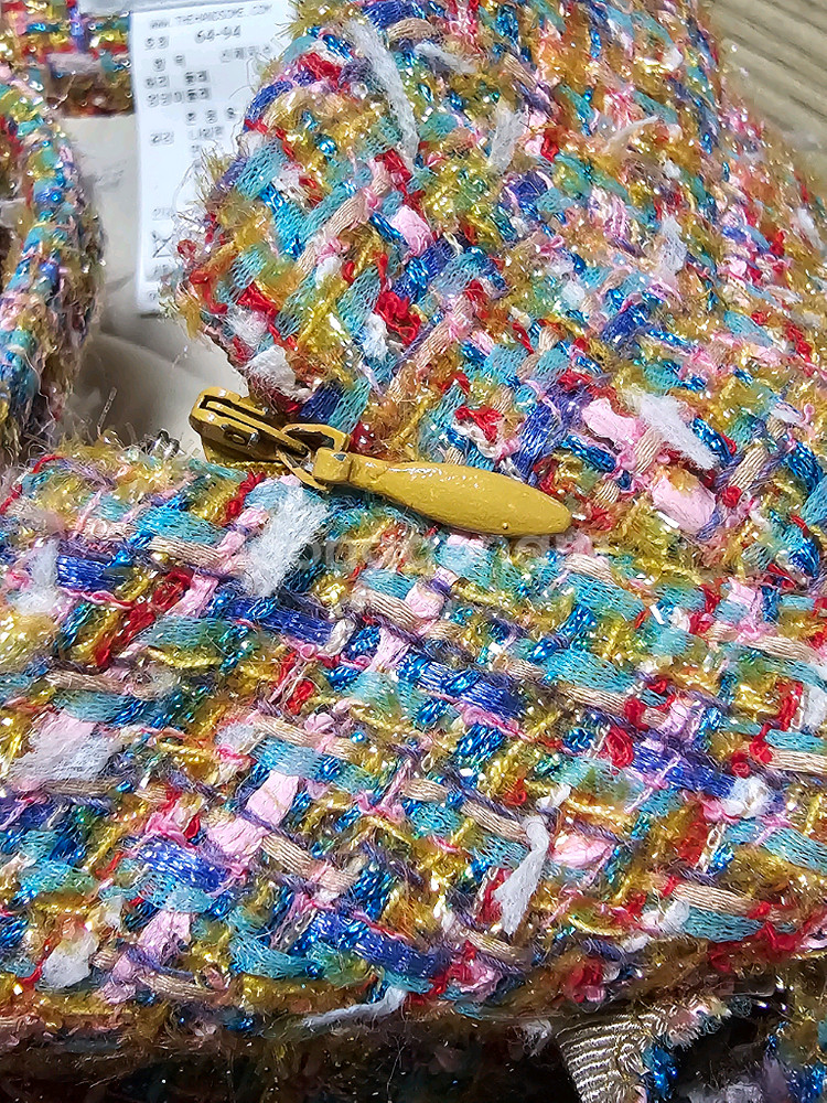 정품) TIME 타임 한섬 트위드 스커트--5