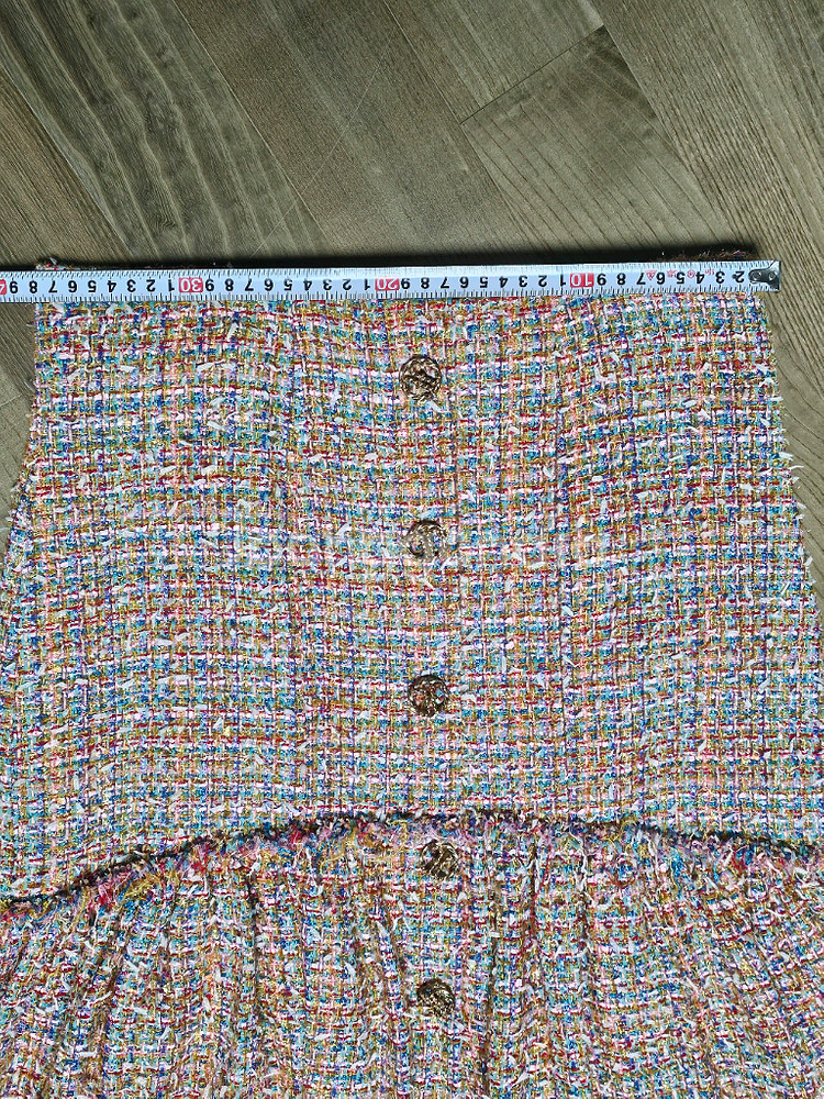 정품) TIME 타임 한섬 트위드 스커트--8