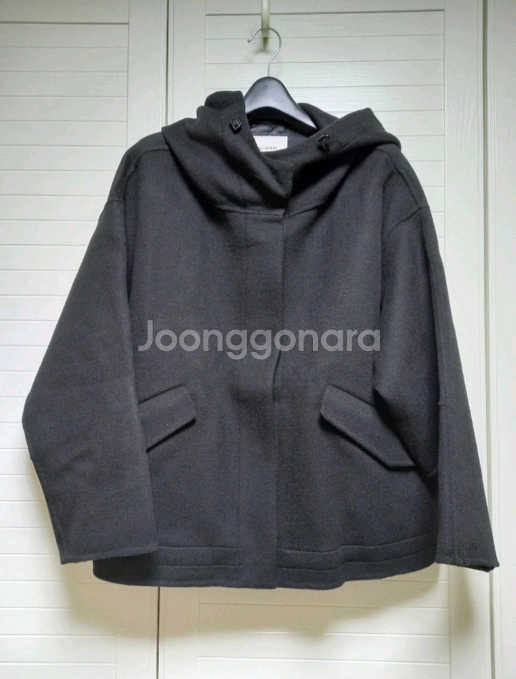 SJ WANI 핸드메이드 후드 코트(66~77)ㅡ새상품--1