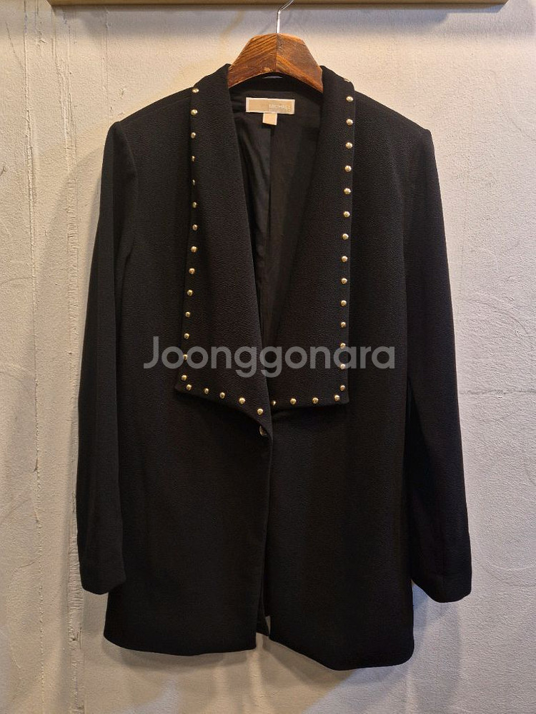 마이클 코어스 블랙 스터드 자켓--0