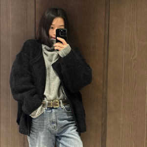 츄니토리 부클자켓 울 가디건 새상품