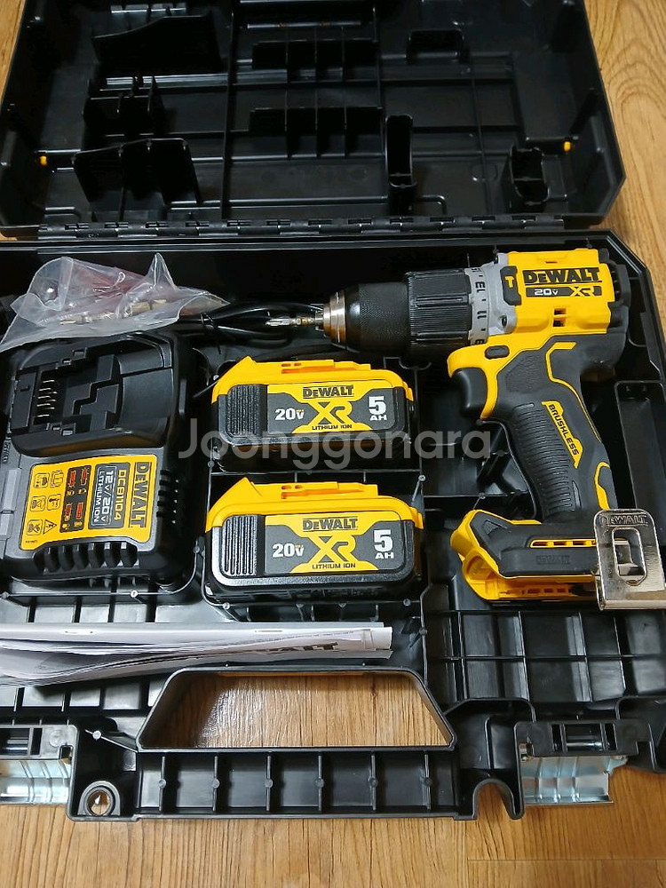 디월트 DCD805P2T 무선드릴 세트--0