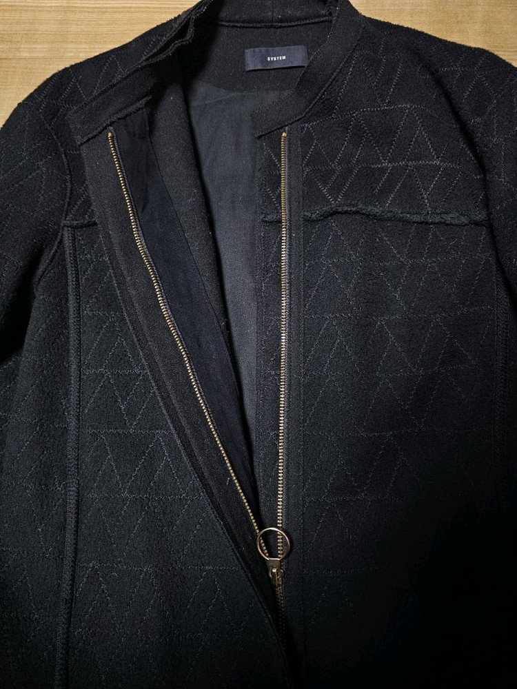 정품) system 시스템 한섬 자켓 캐시미어 모 혼방--3