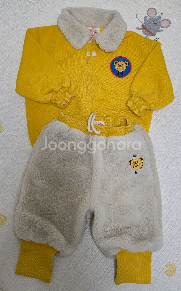 베베드피노 아기 상하복 세트 100사이즈 반값택포--2