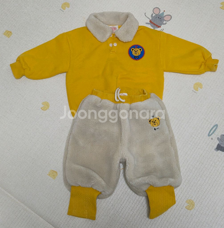 베베드피노 아기 상하복 세트 100사이즈 반값택포--0