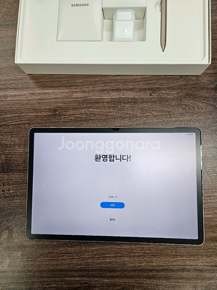 갤럭시탭 S7 FE 핑크 128GB--2