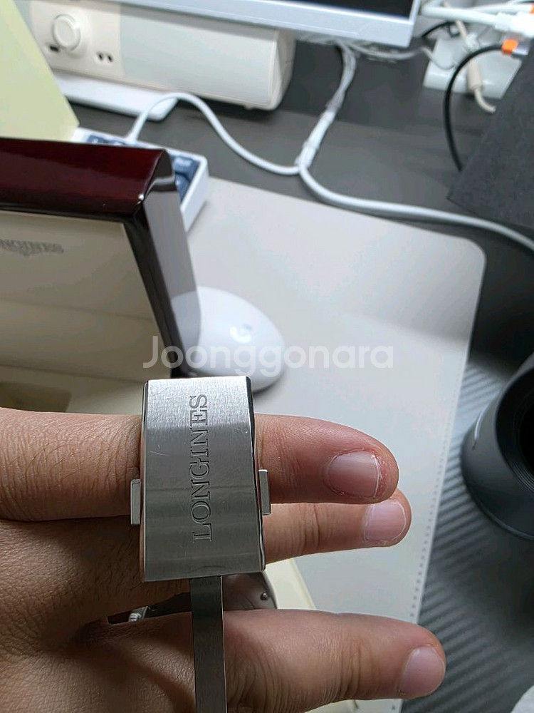 론진 스피릿 37mm 샴페인--4