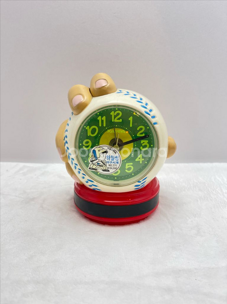 작동0) 골동품 하일성 야구 알람 시계 근대사 빈티지 고전--0