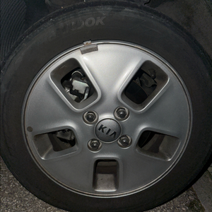 기아 레이 14인치 휠 타이어 세트 싸게 판매합니다^^*