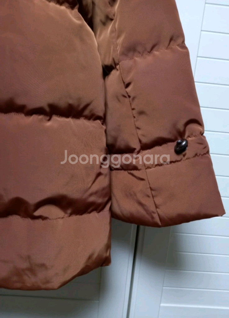 칼라거펠트 더블버튼 구스다운 코트(66~77) ㅡ새상품--6