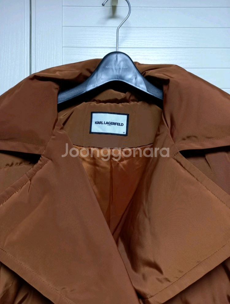 칼라거펠트 더블버튼 구스다운 코트(66~77) ㅡ새상품--2