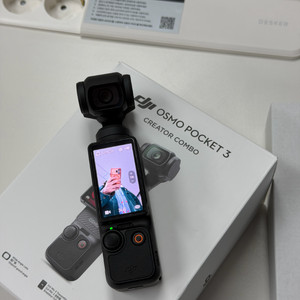 DJI 오즈모 포켓 3 크리에이터 콤보 풀박스+128gb+필름