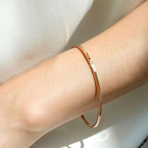 18k 뱅글팔찌 로즈골드 16cm