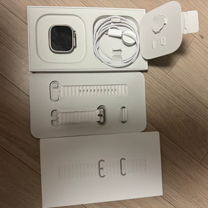애플워치 울트라 2 49mm 티타늄 풀박스+애플케어플러스