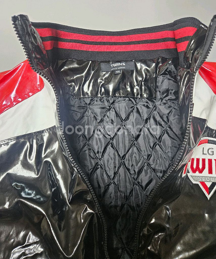 LG ·트윈스 동계 유광 점퍼 105사이즈(2025년 10월 구입한 새제품) ·--3