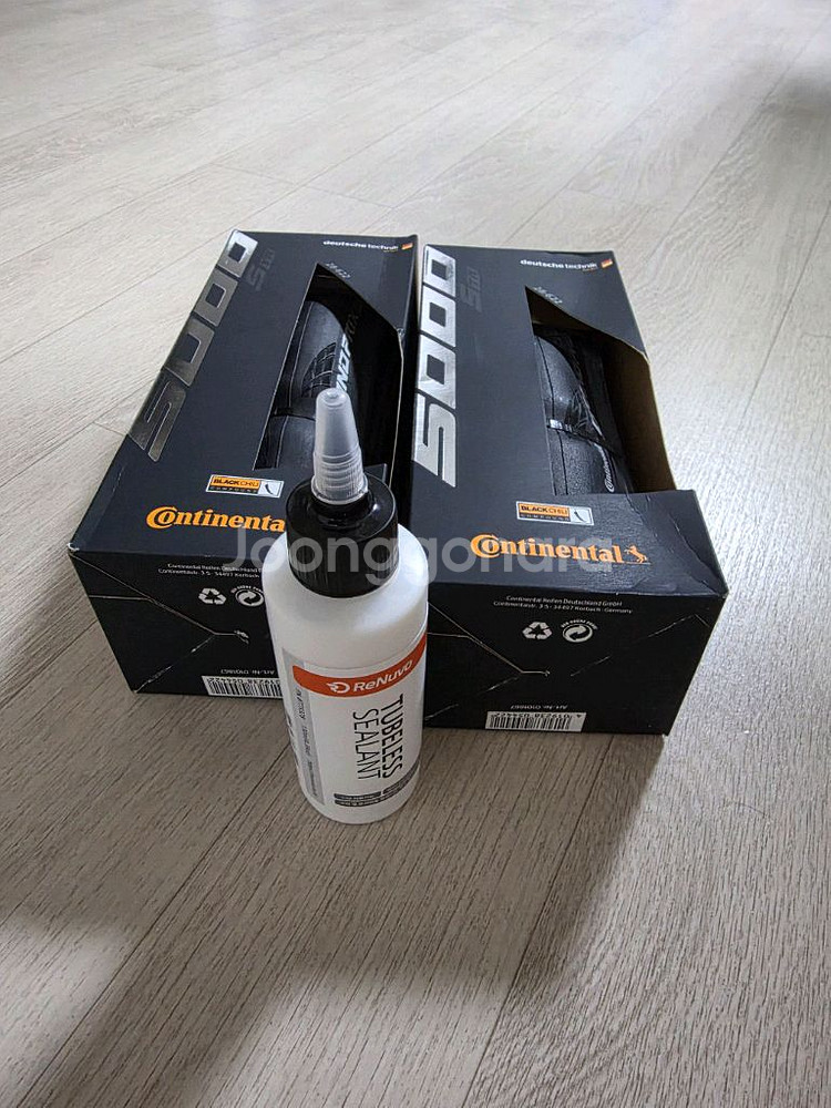 미개봉 컨티넨탈 5000S TR 튜블리스 28C블랙+실란트 셋트 일괄 판매 합니다.--0