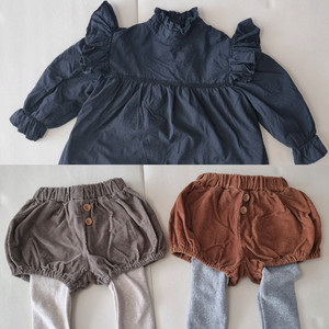 겨울 XS 90호 블라우스 블루머레깅스