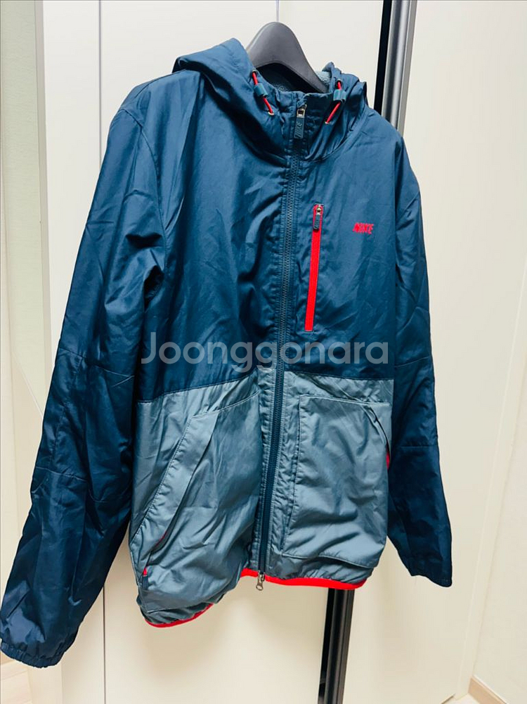 나이키 기모후드집업(곤색) L--1