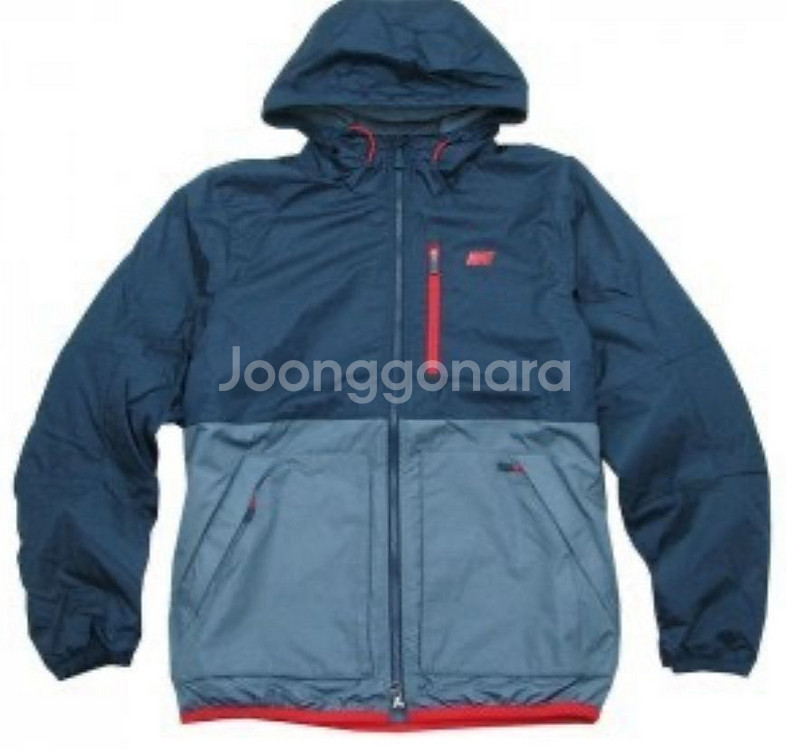 나이키 기모후드집업(곤색) L--0