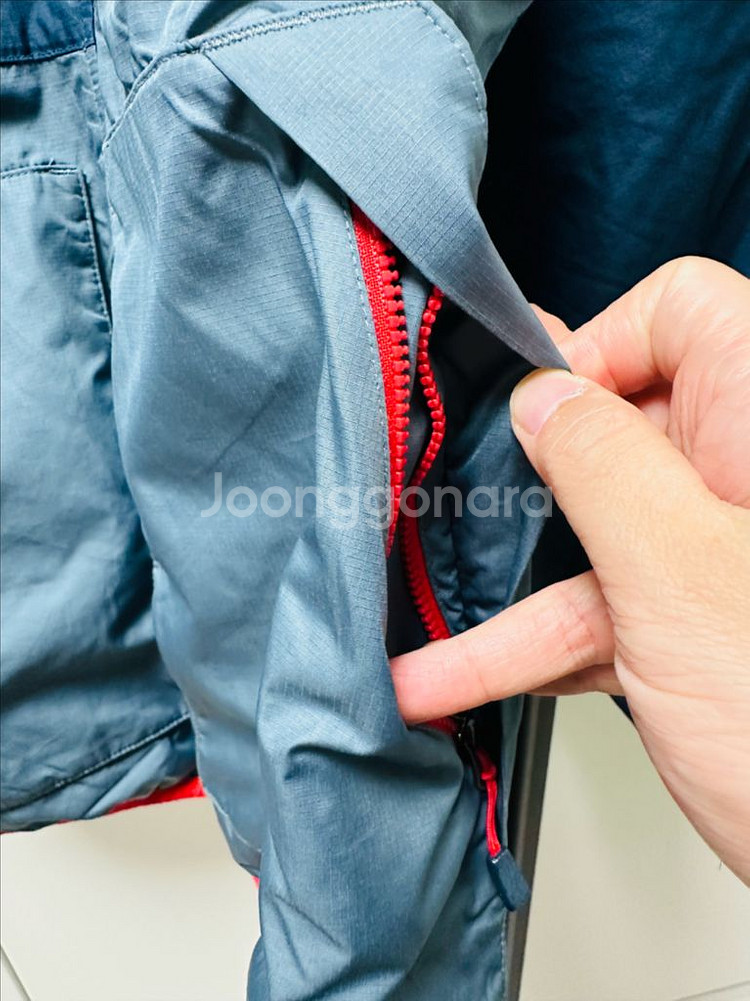 나이키 기모후드집업(곤색) L--3