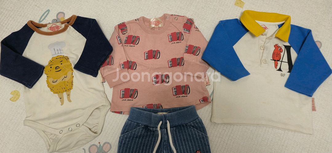 베베드피노 85사이즈 6벌 일괄 반값택포--1