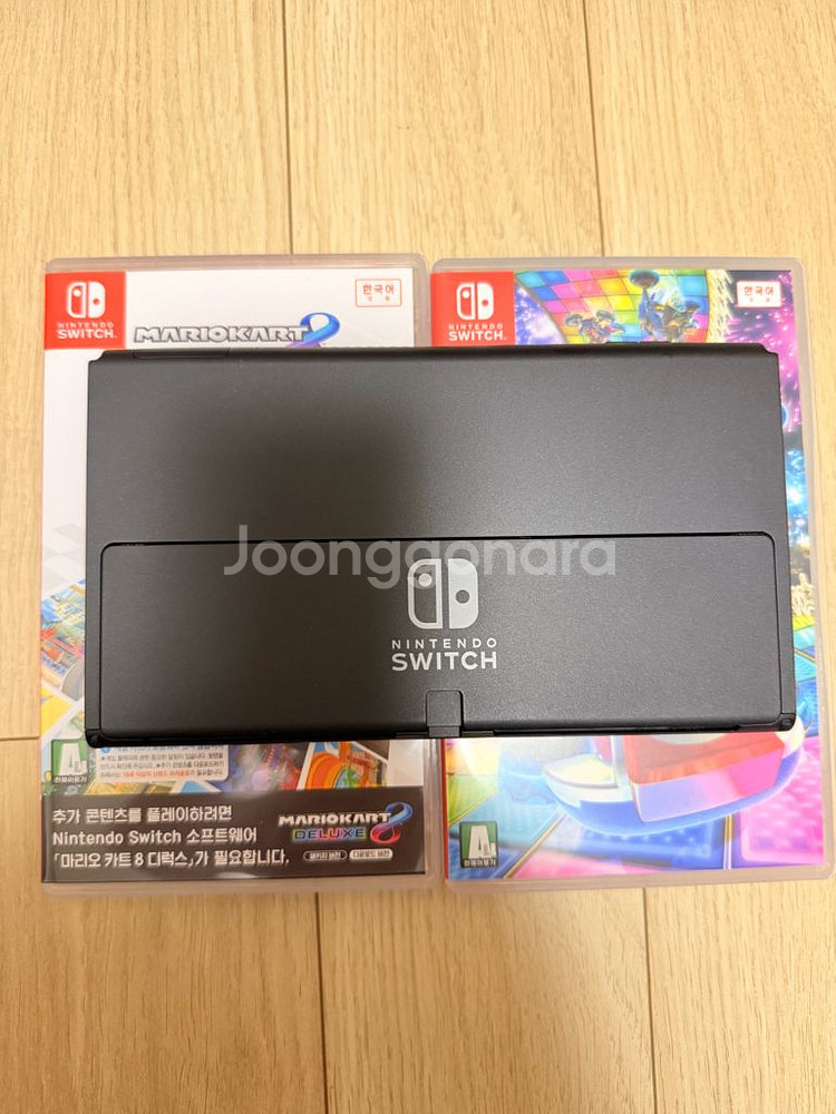 닌텐도 스위치 OLED 레드 + 스티어링휠 세트--7